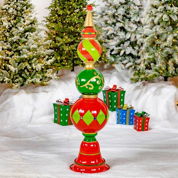 Classic Christmas Decorative Display Tower